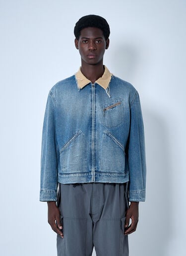 Caban Jacket Maison Margiela Caban Jacket Blue mla0159001
