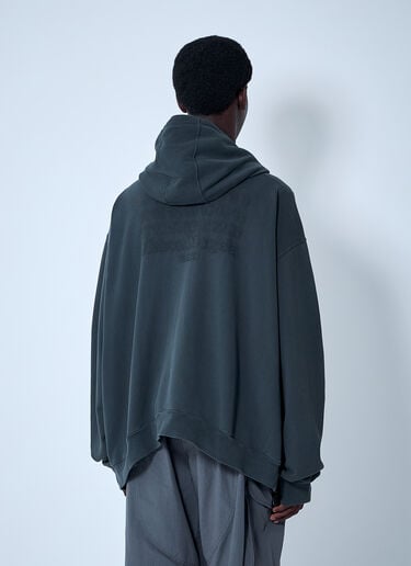 Maison Margiela 로고 모티프 집업 맨투맨 블랙 mla0159004