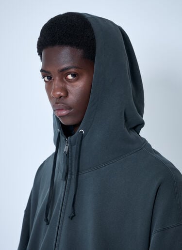 Maison Margiela 로고 모티프 집업 맨투맨 블랙 mla0159004