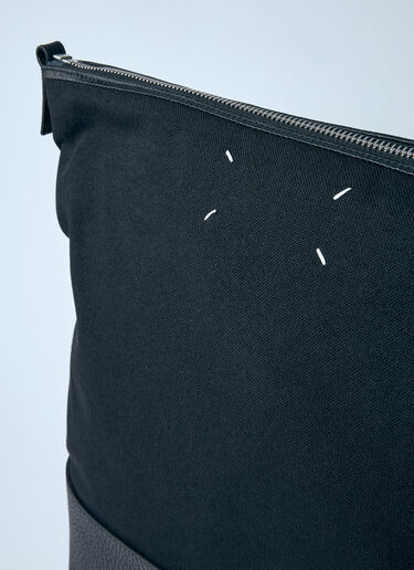 5AC 미디엄 호보 크로스바디 백 Maison Margiela 5AC 미디엄 호보 크로스바디 백 블랙 mla0159015