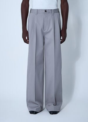 Maison Margiela Pleated Pants Grey mla0160003