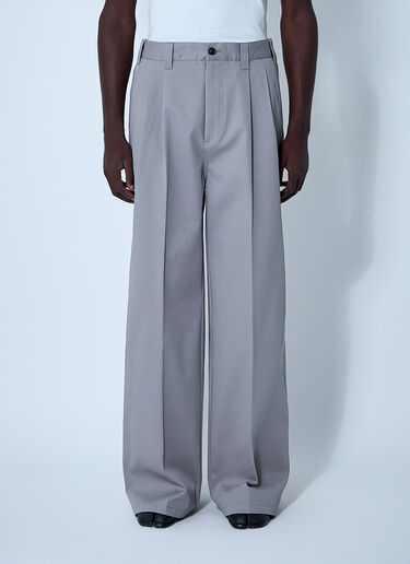 Maison Margiela Pleated Pants Grey mla0160003