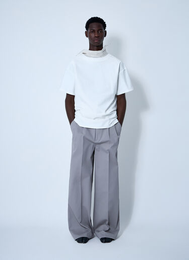 Maison Margiela Pleated Pants Grey mla0160003