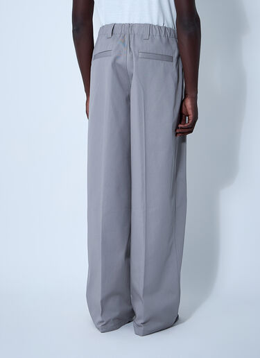 Maison Margiela Pleated Pants Grey mla0160003