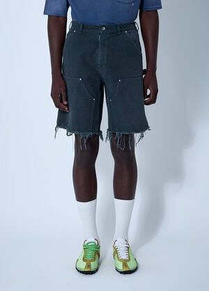 Maison Margiela Distressed Shorts Grey mla0160004