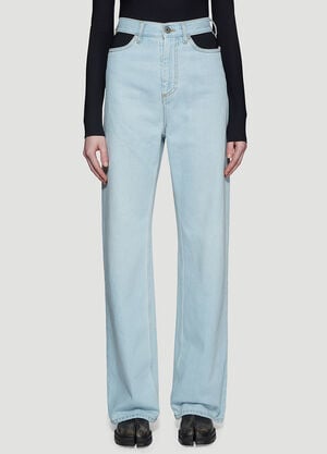 Maison Margiela Cut-Out Jeans Blue mla0235010