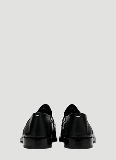 Maison Margiela Tabi Leather Loafers Black mla0240022