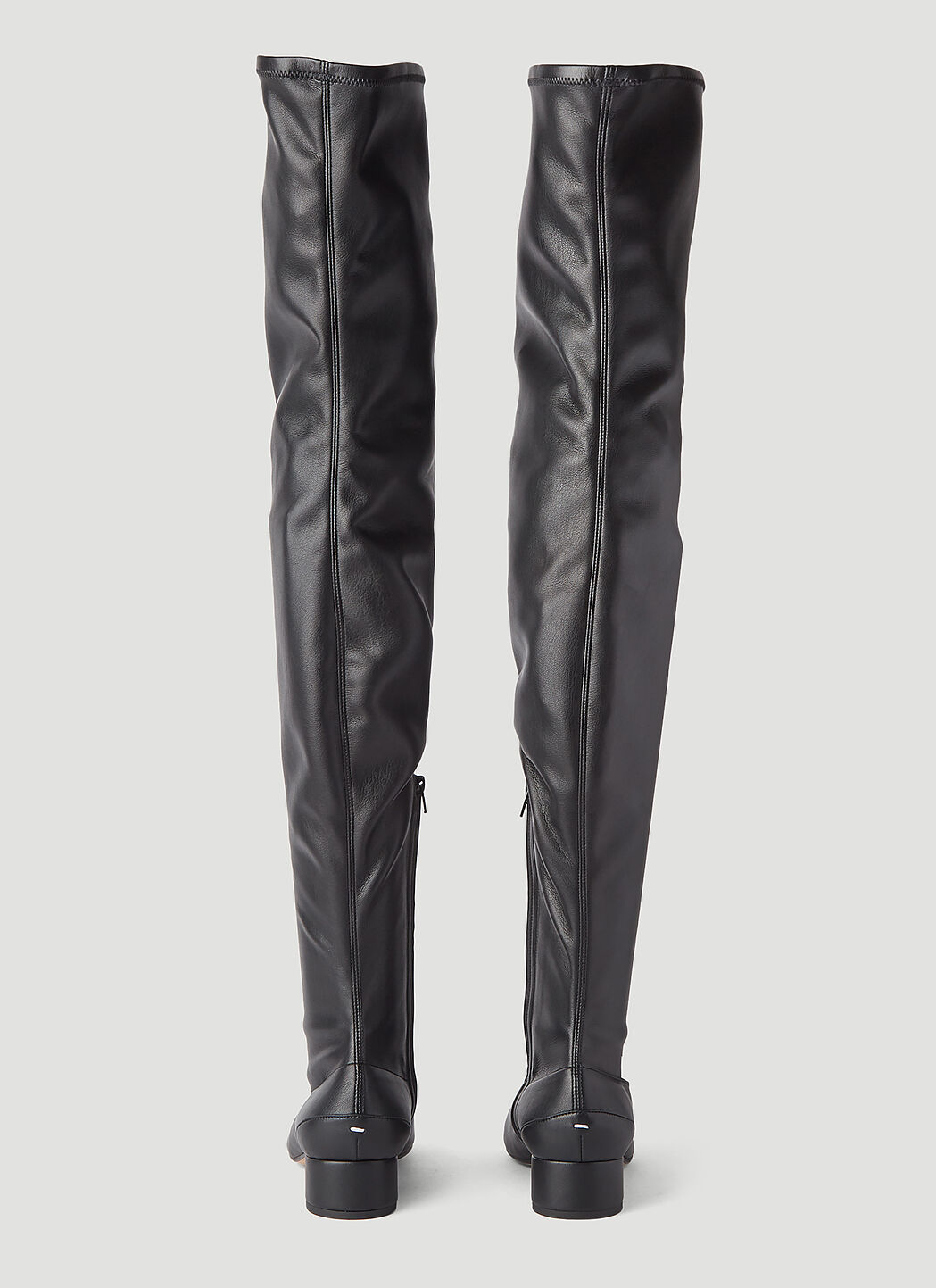 Maison Margiela Tabi Thigh-High Boots in Black | LN-CC