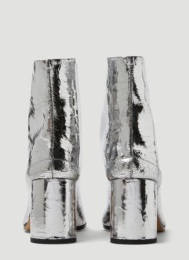 Metallic Tabi H80 Boots Maison Margiela Metallic Tabi H80 Boots Silver mla0249017