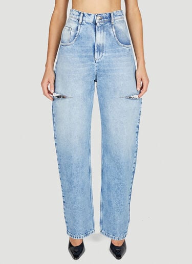 Ripped Jeans Maison Margiela Ripped Jeans Blue mla0251076