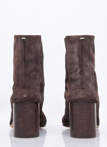 Maison Margiela Tabi Suede Ankle Boots Brown mla0255018