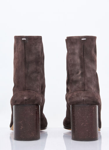 Tabi Suede Ankle Boots Maison Margiela Tabi Suede Ankle Boots Brown mla0255018