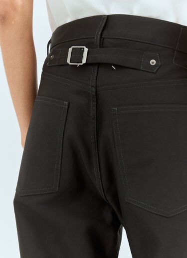 Straight-Leg Coated Jeans Maison Margiela Straight-Leg Coated Jeans Black mla0257003