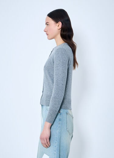 Maison Margiela Wool Cardigan Grey mla0259009