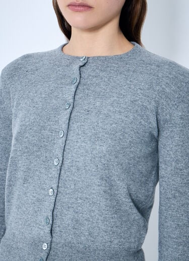 Maison Margiela Wool Cardigan Grey mla0259009