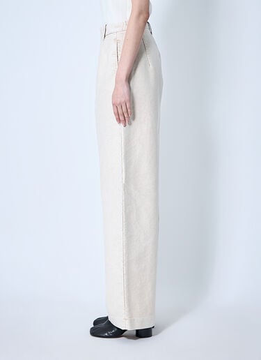 Maison Margiela Wide Leg Pants Beige mla0259010