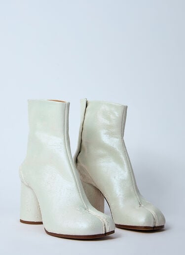 Tabi Suede Boots Maison Margiela Tabi Suede Boots White mla0259020