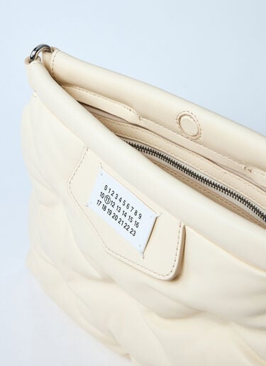 Maison Margiela Small Glam Slam Classique Clutch White mla0259028