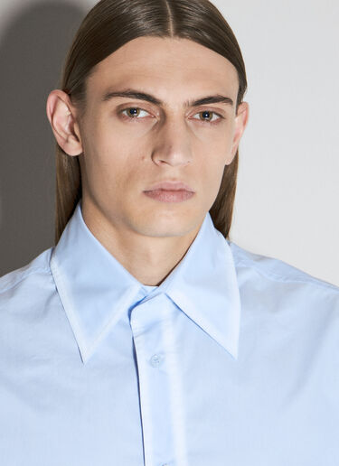 포플린 셔츠 MM6 Maison Margiela 포플린 셔츠 블루 mmm0155003