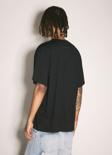 MM6 Maison Margiela ロゴパッチTシャツ ブラック mmm0155005
