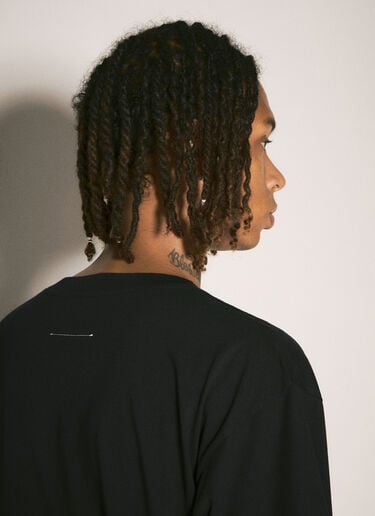 MM6 Maison Margiela ロゴパッチTシャツ ブラック mmm0155005