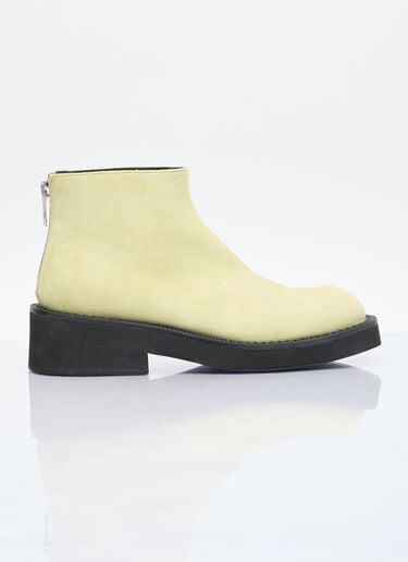 MM6 Maison Margiela 麂皮及踝靴 绿色 mmm0155015