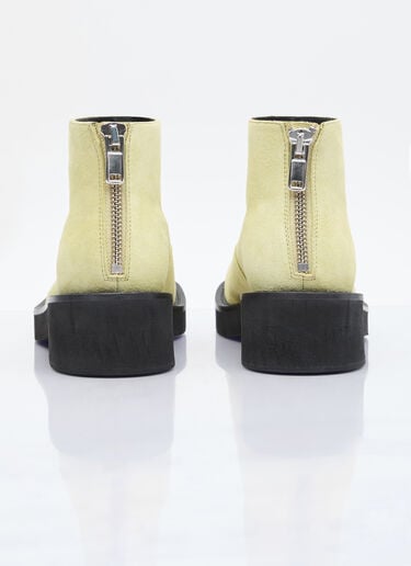 MM6 Maison Margiela 麂皮及踝靴 绿色 mmm0155015