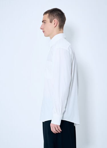 MM6 Maison Margiela Long Sleeve Shirt White mmm0159003