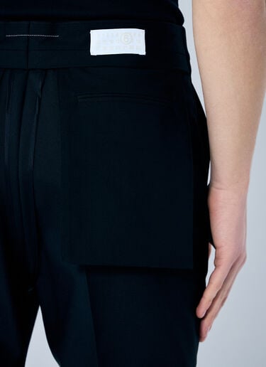 MM6 Maison Margiela Tailored Pants Black mmm0159006