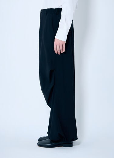 MM6 Maison Margiela Tapered Wool Pants Black mmm0159007