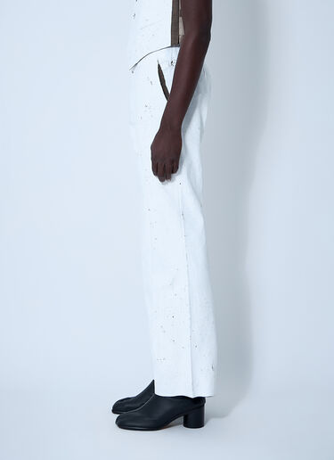 彩绘长裤 MM6 Maison Margiela 彩绘长裤 白色 mmm0160004