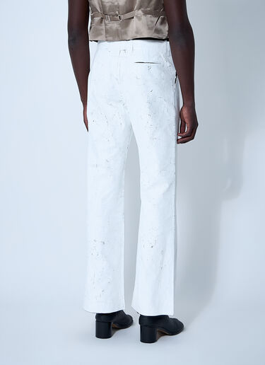 彩绘长裤 MM6 Maison Margiela 彩绘长裤 白色 mmm0160004