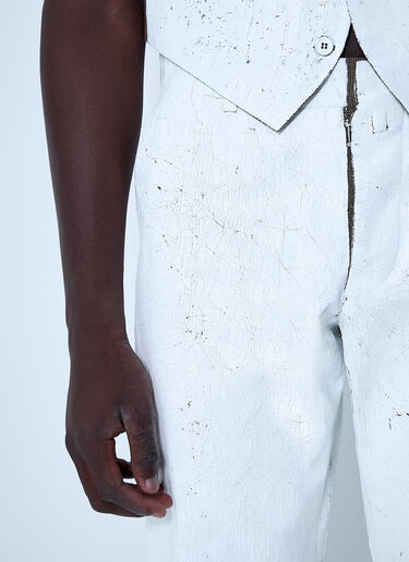 彩绘长裤 MM6 Maison Margiela 彩绘长裤 白色 mmm0160004