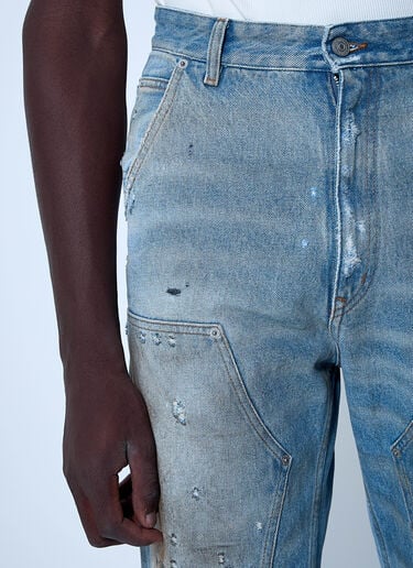 MM6 Maison Margiela Distressed Jeans Blue mmm0160005