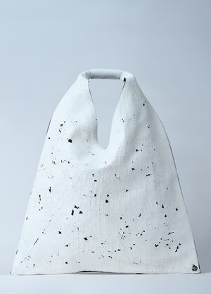 MM6 Maison Margiela Classic Medium Japanese Handbag White mmm0160007