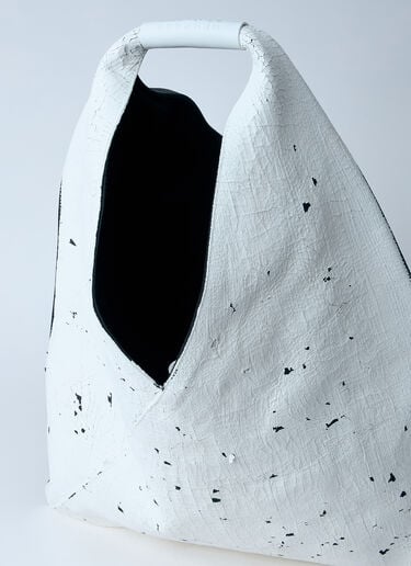MM6 Maison Margiela 클래식 미디엄 재패니즈 핸드백  화이트 mmm0160007