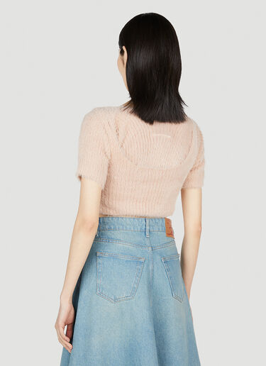 Reversible Fluffy Top MM6 Maison Margiela Reversible Fluffy Top Beige mmm0252011