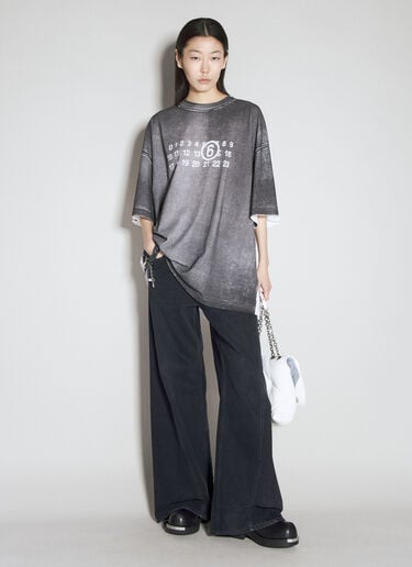 Twisted Jeans MM6 Maison Margiela Twisted Jeans Black mmm0253016