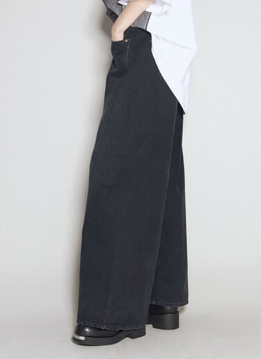 Twisted Jeans MM6 Maison Margiela Twisted Jeans Black mmm0253016