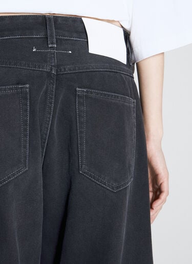 Twisted Jeans MM6 Maison Margiela Twisted Jeans Black mmm0253016