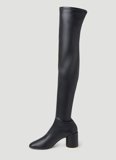 Anatomic Thigh High Boots MM6 Maison Margiela Anatomic Thigh High Boots Black mmm0253028