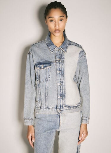 MM6 Maison Margiela インサイドアウト・デニムジャケット ブルー mmm0257002