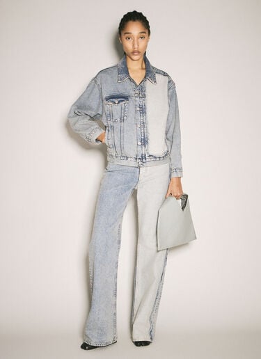 MM6 Maison Margiela インサイドアウト・デニムジャケット ブルー mmm0257002
