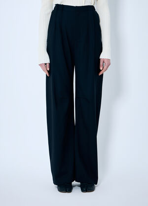 MM6 Maison Margiela 울 테일러드 팬츠 블랙 mmm0259009