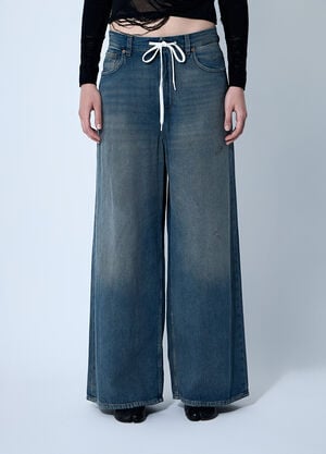 MM6 Maison Margiela Drawstring Jeans Blue mmm0259012