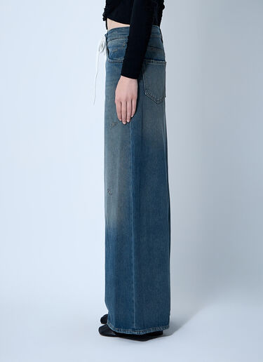 Drawstring Jeans MM6 Maison Margiela Drawstring Jeans Blue mmm0259012