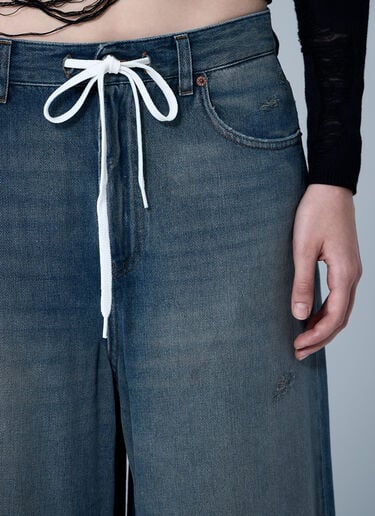 MM6 Maison Margiela Drawstring Jeans Blue mmm0259012