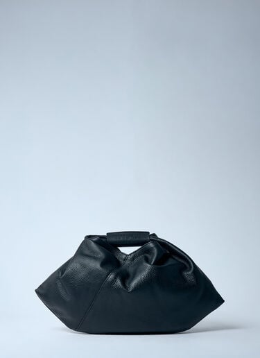 Leather Draped Mini Bag MM6 Maison Margiela Leather Draped Mini Bag Black mmm0259021