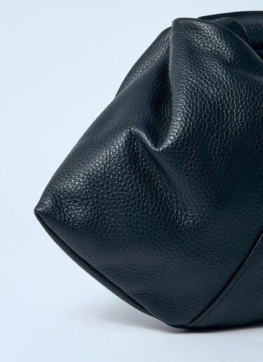 Leather Draped Mini Bag MM6 Maison Margiela Leather Draped Mini Bag Black mmm0259021