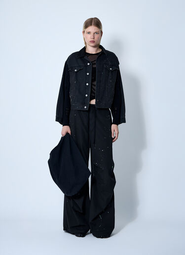 Distressed Jacket MM6 Maison Margiela Distressed Jacket Black mmm0260001